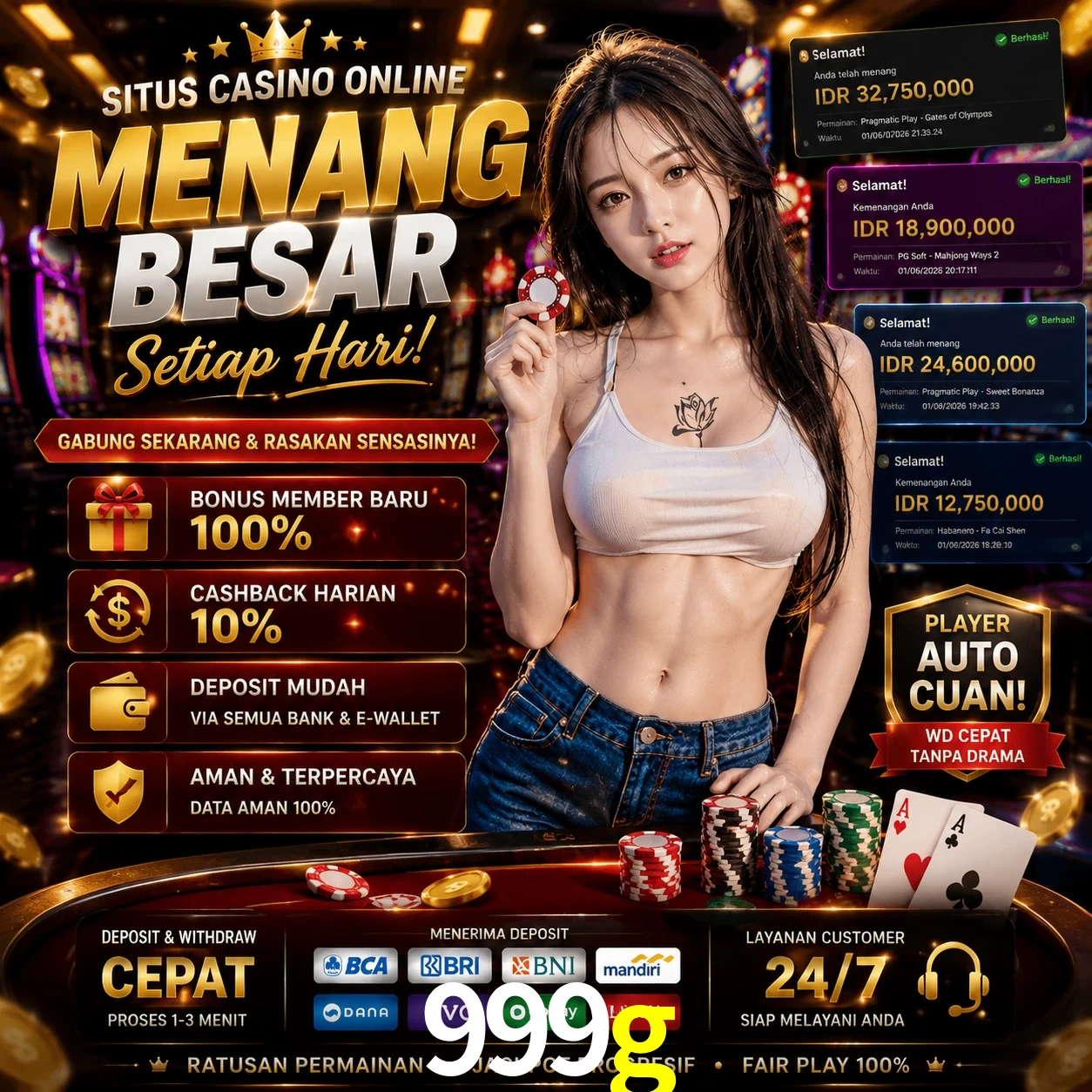 999g slots no app